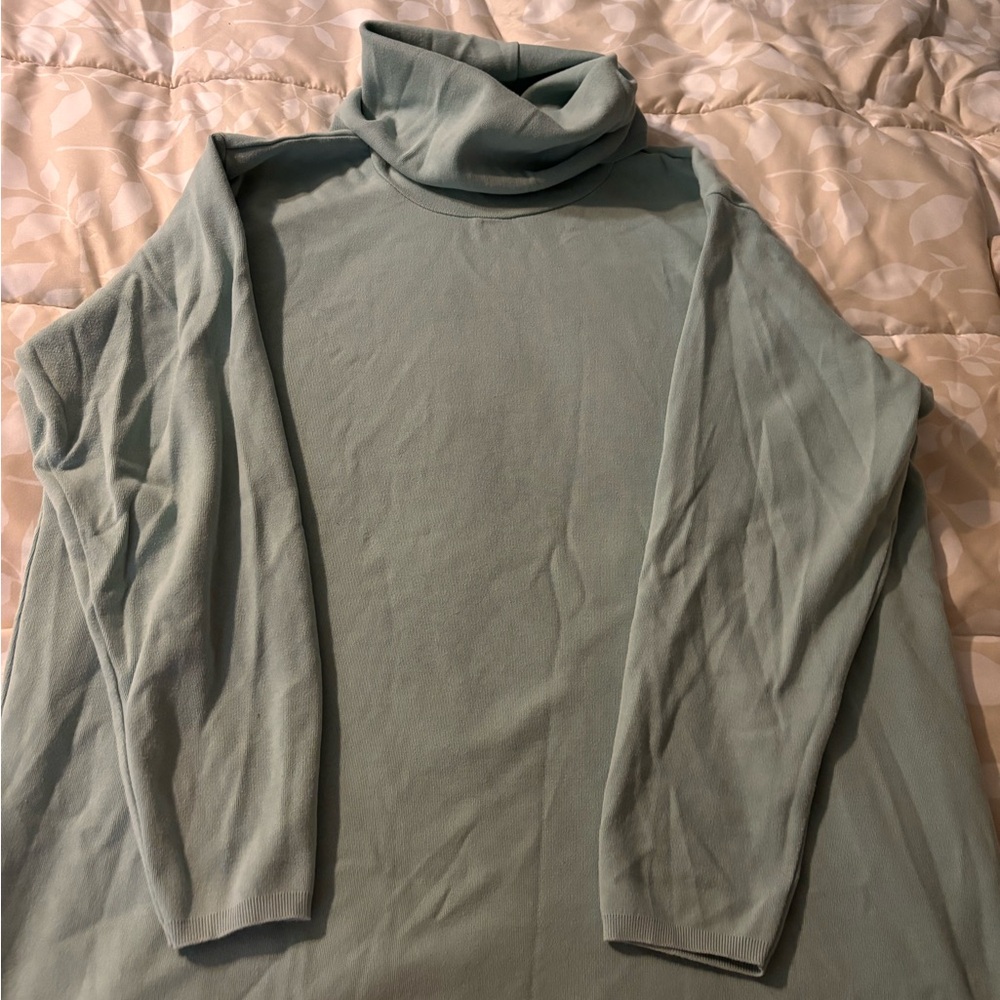 Coldwater Creek Soft Mint Turtleneck